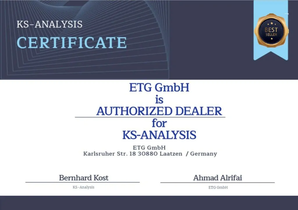 Authorized agent for KS-Analysis Factory