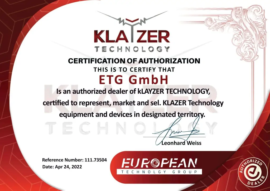 Authorized agent for Klayzer Factory