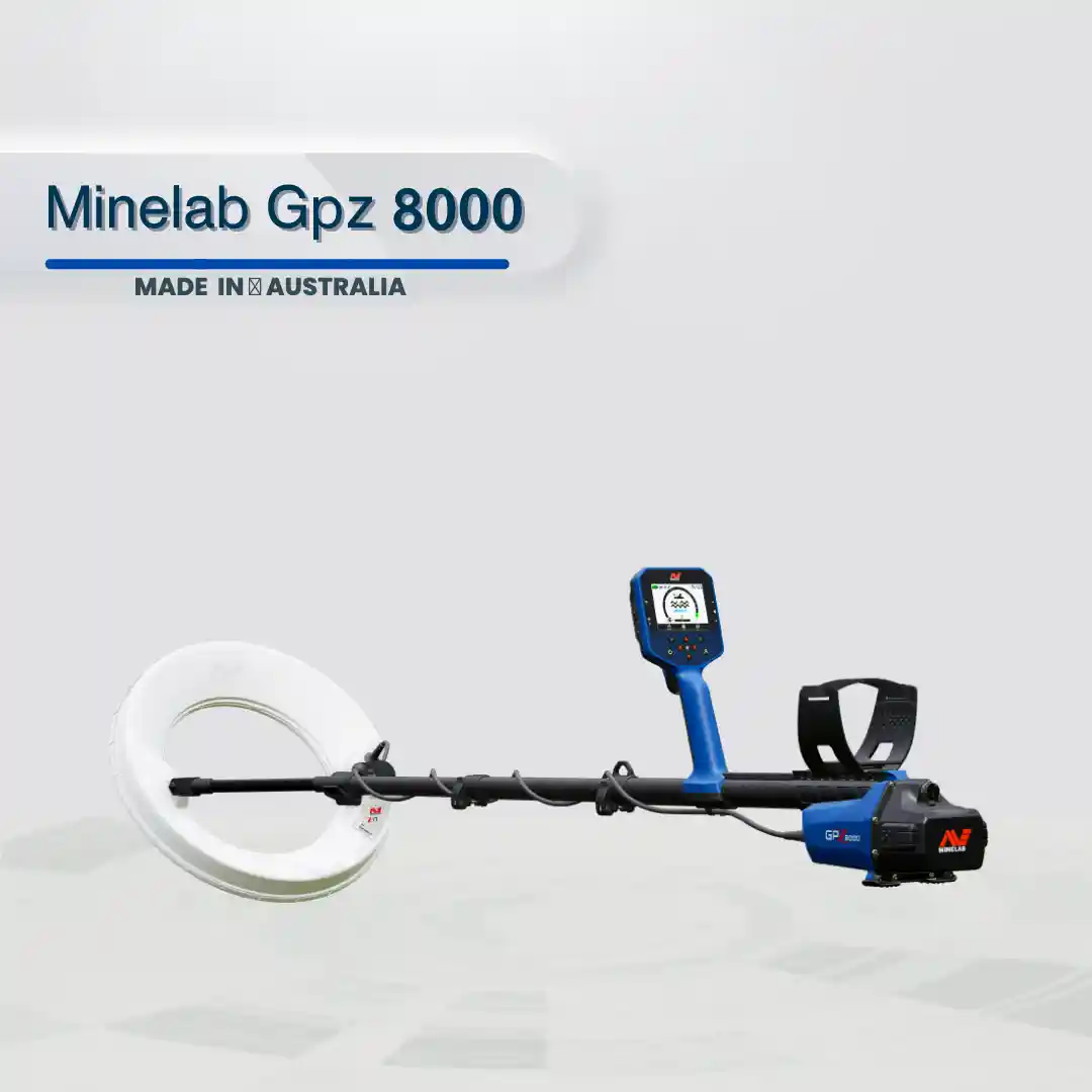 Minelab GPZ 8000 gold detector with search coil and control unit