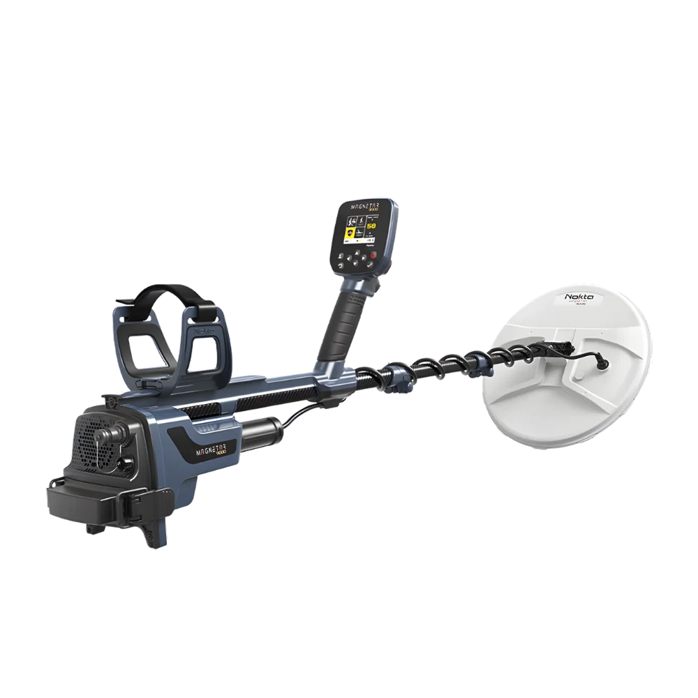 جهاز ماجنيتار 9000 لكشف الذهب مع ملف البحث ووحدة التحكم